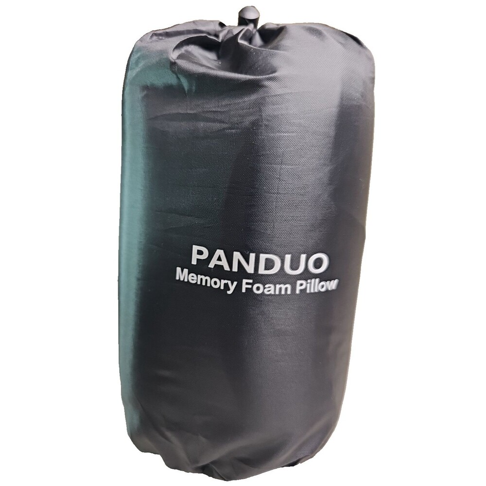Panduo Lumbar Support Pillow for Office Chair, Memory Foam Lumbar Pillow Black